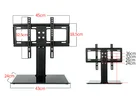 Universal Tabletop TV Stand Pedestal TV LCD Bracket for 22 To 70 Inch