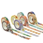 Custom make washi paper stickers for christmas gift,,DIY, Scrapbooking, Photo Album Decorations