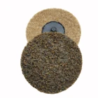 2 inch Coarse Grade SC Non Woven Disc Brown Surface Conditioning Quick Change Disc
