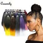 Pre Stretched Easy Braid Braiding Hair Synthetic Crochet Hair Extensions Wholesale