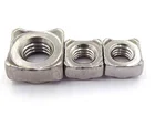 china best price for Zinc plated Galvanized Black HDG Stainless steel A2 A4 Square weld nut of hot sale