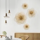 carved flower metal wall decor art diy handmade metal wall decor