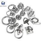 Custom Marine Hardware Stainless Steel Ring Pad Lashing Square Eye Plate
