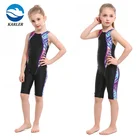 Water Proof Lovely Little Kids Girl Bikini Children One Piece Swimwear Competition Swimsuit