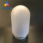 white blown glass shade clear glass lampshade moulded glass