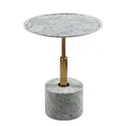 italian Kakala White luxury coffee table modern round marble coffee table small table