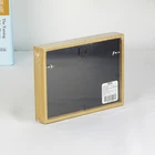 Photos Photo Frame Photo Frame For Wall Jinnhome Eco-friendly Latest Simple Wall Hanging Horizontal Pegs 3 Photos Of Various Sizes Wooden Photo Frame For Family