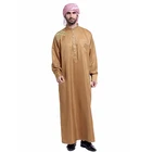 New style islamic muslim men robe arab loose thobe north america hot sale male clothing malaysia
