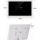 Rechargeable Battery Electronic Lcd Digital Picture Frame 12Inch