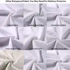 Hypoallergenic Bamboo Cotton Terry Fitted Sheet Waterproof Mattress Protector