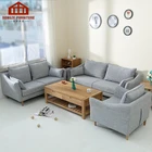 Sets Seat Sofa Grey Linen Fabric Couch Sets With Wood Frame 1 Seat 2 Seats 3 Seater Sofa Sets For Living Room Hotel Lobby