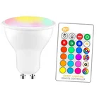 16 色変化するスポットライト 5 ワット調光対応の Rgb LED ランプ照明 rgbw 電球 gu10 ライト led 電球