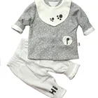 Baby Clothing Children Kids Girl's Fall/winter Clothing Sets Baby Clothes Set