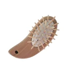 Wholesale Eco-Friendly Baby Small Bamboo Wooden Pin Hair Brush With Cushion