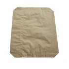 25kg 50kg industrial valve brown packing cement paper bag with kraft paper