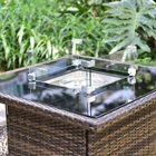 Table Outdoor Furniture Garden Fire Pit Table