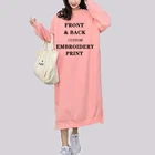 Maxnegio pullover women wholesale streetwear clothing Pullover sweatshirt dress