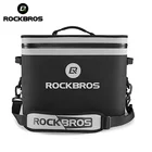 ROCKBROS Extra Large Denim Insulated Lunch Bag Outdoor Picnic Waterproof Wine TPU Camping BBQ Ice Cooler Bag for Food