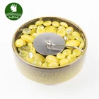 Home garden outdoor decoration tabletop ceramic fireplace