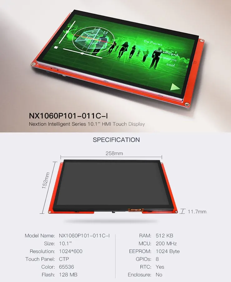 Nx P C I Nextion Intelligent Display Serial Hmi