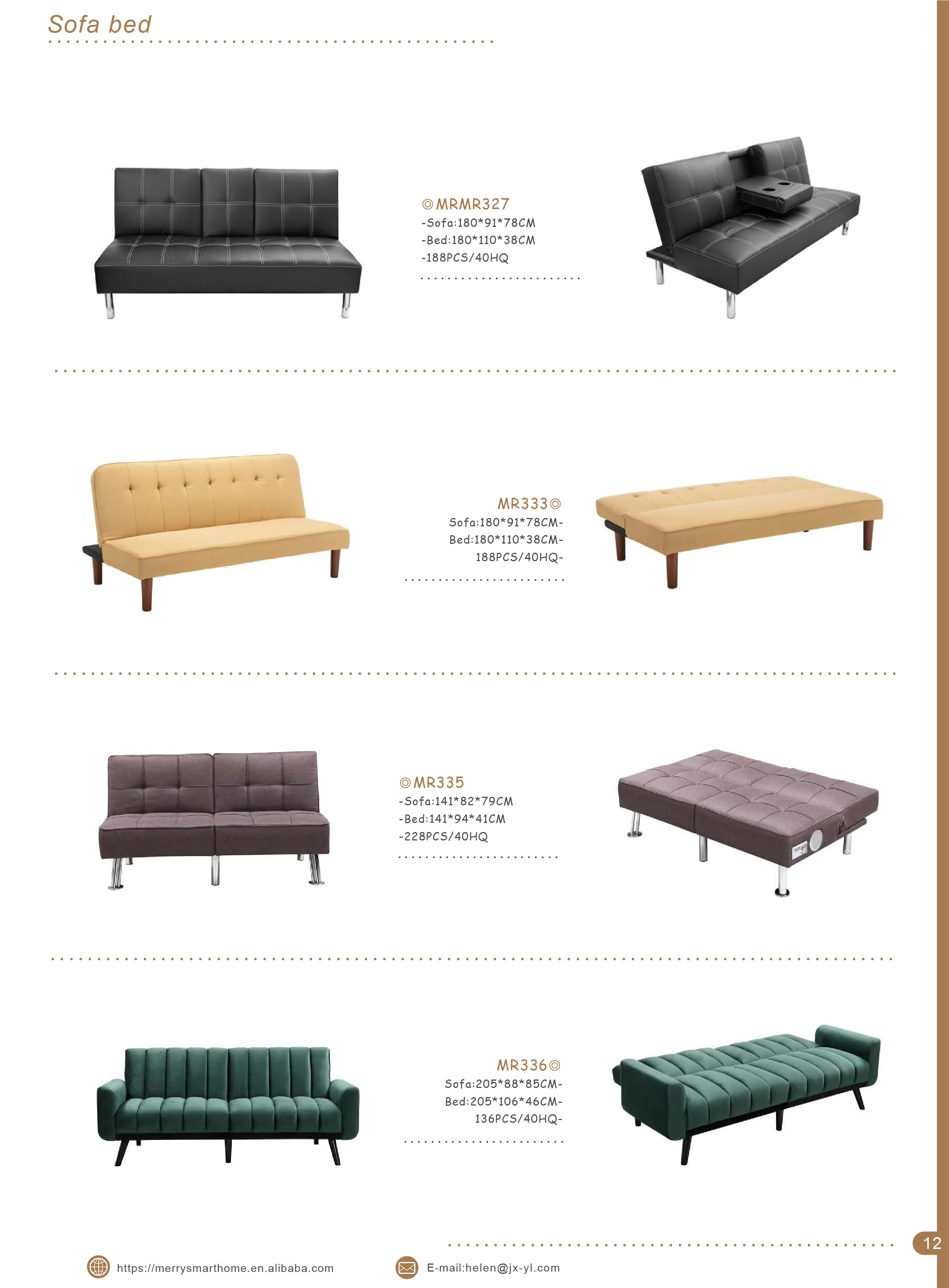 Modern 3-Seater Green Velvet Folding Sofa Bed for Living Room Bedroom Hotel or Apartment with Metal Frame Fabric Futon supplier