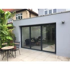 NFRC Bulletproof glass aluminium bifold doors with german hardware