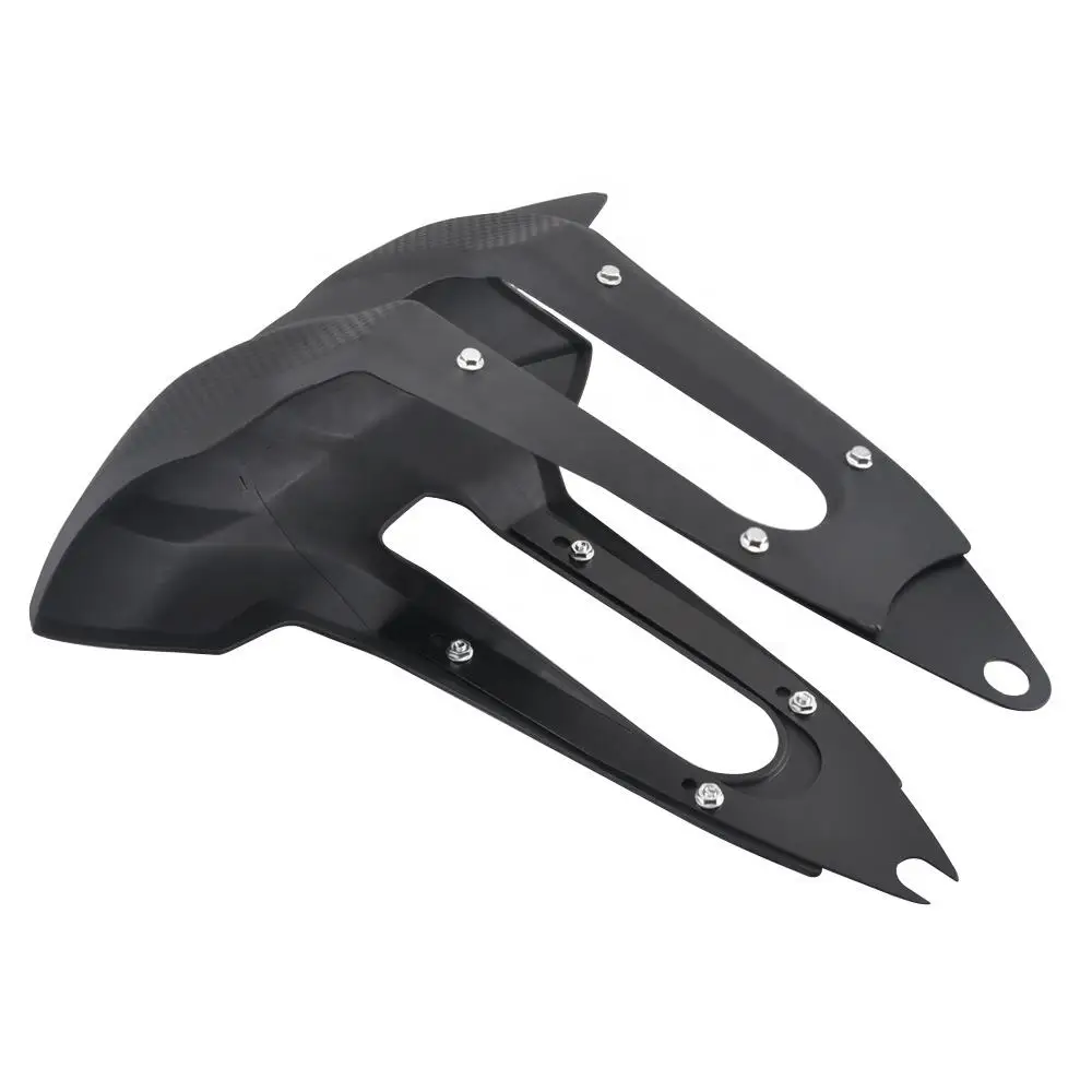 Supply From Stock Universal Black Motorcycle Rear Wheel Cover Fender Splash Mudguard+Bracket Kit