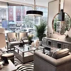 Custom furniture American modern fashion living room high-end velvet sofa 3 people