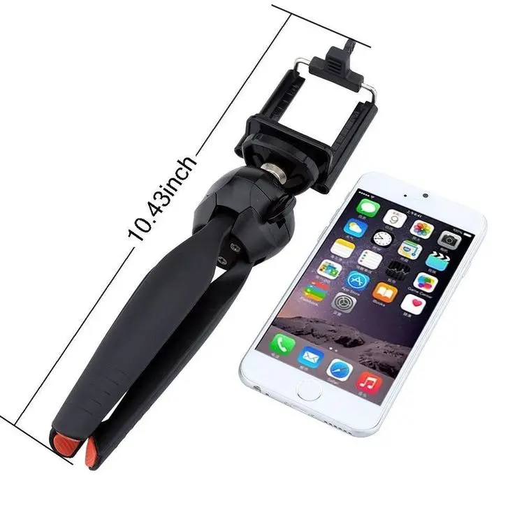 Yunteng YT-228 Mini Lightweight Tripod Stand With Phone Holder Clip and Ball Head for Smartphone Digital DSLR Camera