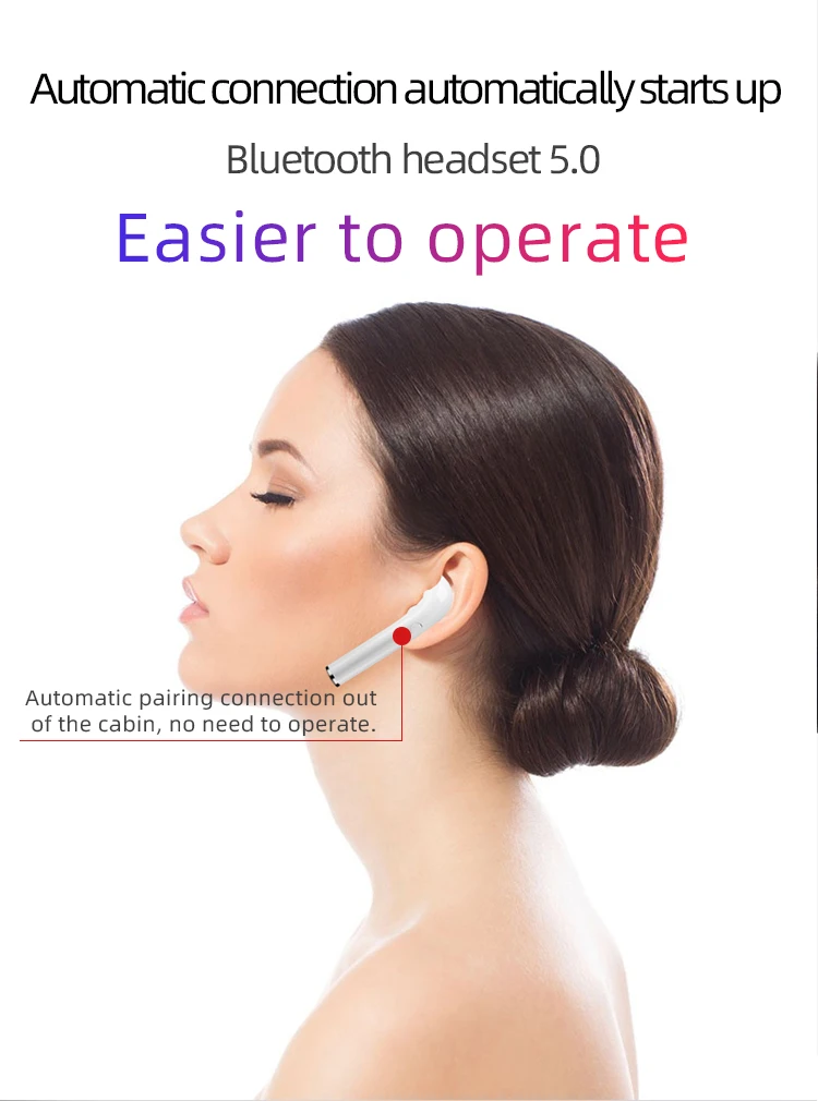Bluetooth Earbuds earphones V5.0 KY06 in-Ear Earphones with Premium Sound and Deep Bass Smart Touch Control Built-in Mic - ANKUX.COM