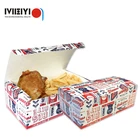 Box Fried Customized Printing Roast Fast Food Packaging Paper Box Fried Chicken Boxes