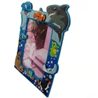 OEM customized logo 4x6 cartoon 3D soft pvc plastic picture frame photo frame