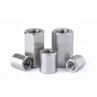 Nuts ODM Custom Cnc Machining Precision Stainless Steel Standoff Joint Fastener Hex Coupling Nuts With Internal Tooth