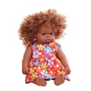 Factory Selling Black skin doll African dolls Lifelike Reborn Baby Vinyl children toys Baby doll Kids gift