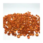 Packaging Customization Beads Irregular Glass Spa Floor Used Irregular Glass Beads Orange Red