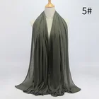New arrival solid color muslim hijab hot selling low price Arab hijab scarf wholesale mix order