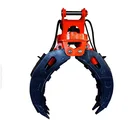 high quality log grapple for wheel loader excavator attachment