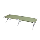 Tianye Wholesale outdoor picnic aluminum military cot folding bench camping army bed
