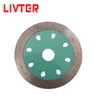 LIVTER hot press diamond continuous rim wet cutting saw blade manufacturer promotion personalized silent blade