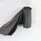 China Made Virgin 100% LDPE/HDPE Black Plastic Disposable Garbage Bags Custom Rubbish Bags