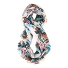 Scarf Scarves Scarf Scarf Bruceriver Women's Double Layer Reversible Circle Loop Infinity Scarf
