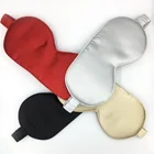 3D sleeping mulberry silk eye mask bag custom for travel
