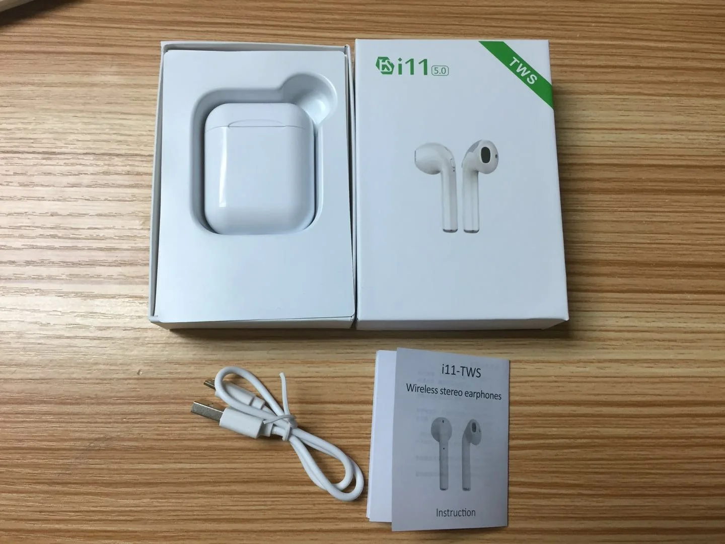 I11 TWS Wireless Stereo Earbuds Bluetooth 5.0 Headset Auto Pairing Sports Earphone for Iphone Android Huawei Not I9s I10 I13 I60 - ANKUX.COM