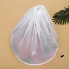 Reusable Nylon Mesh Drawstring Laundry Bag