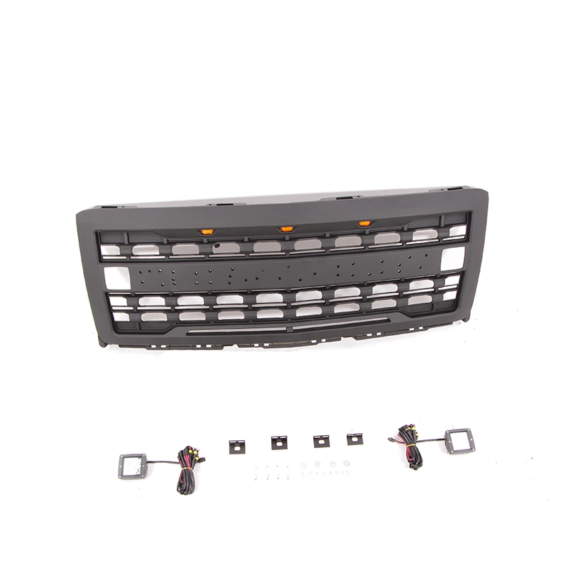 product 2014 2015 auto parts front grill  with cube light for chevrolet silverado-59