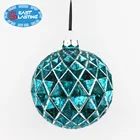 Holiday Vintage Christmas Ball With Beautiful Glass Holiday Tree Decorative Haning Ball Ornament