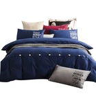 100% cotton colorful hotel bed sheet/comforter set/bedding set