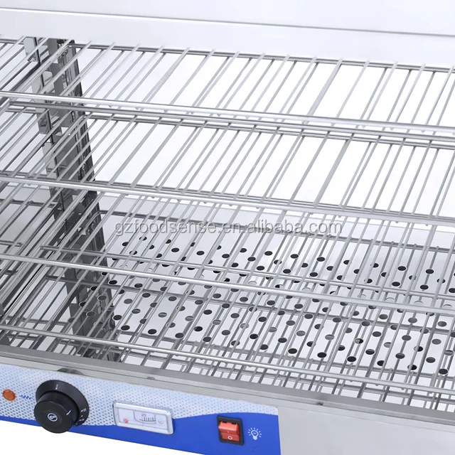 Wholesale Commercial Stainless Steel electric Food Warming display showcase for sale