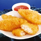 China Manufacturer Hot sale Seafood frozen bread cookes fish cod fillets