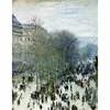 Pure Hand-Painted Quality Winter Street Snow Scene Natural Landscape Oil Painting